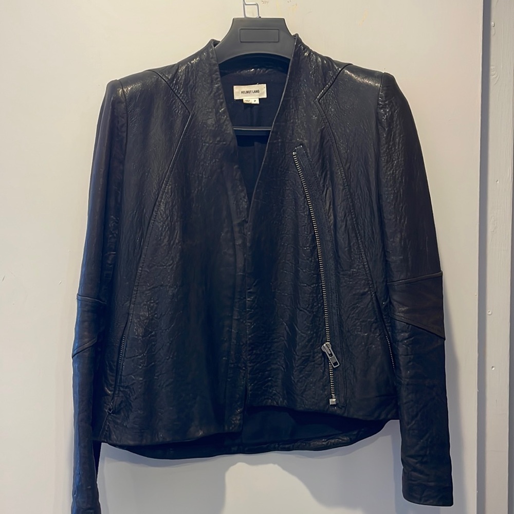 AUTHENTIC HELMUT LANG LEATHER JACKET !